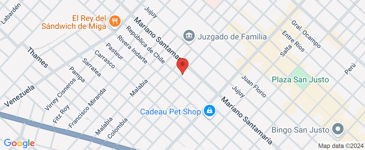 Mapa de la ubicación