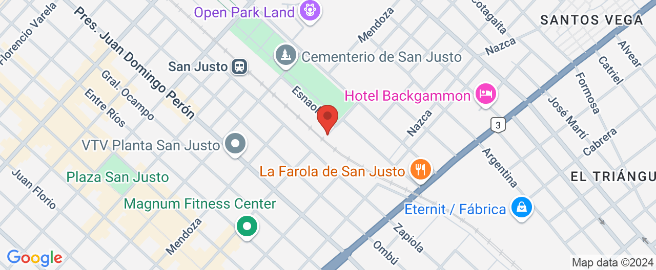 Mapa de la ubicación