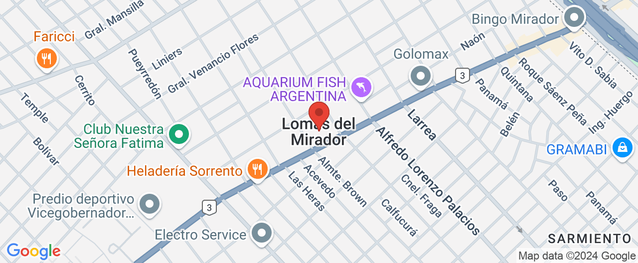 Mapa de la ubicación