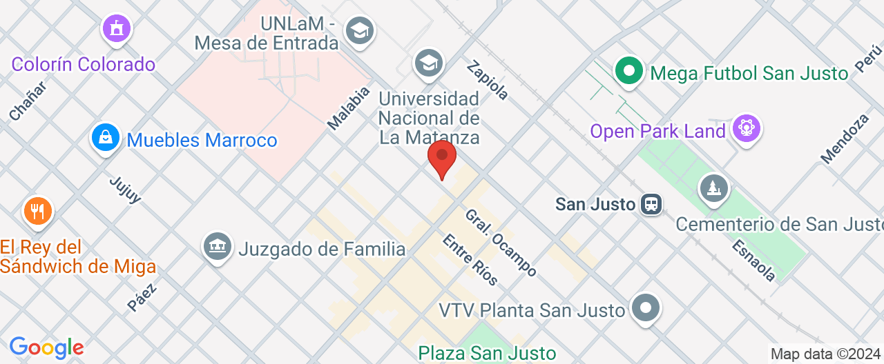 Mapa de la ubicación