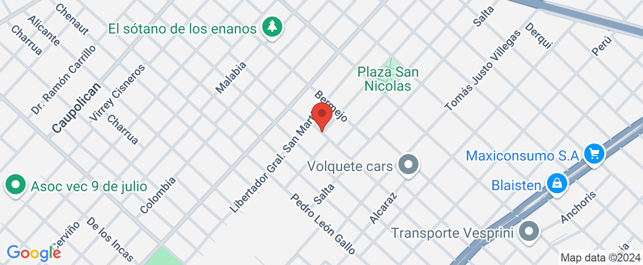 Mapa de la ubicación