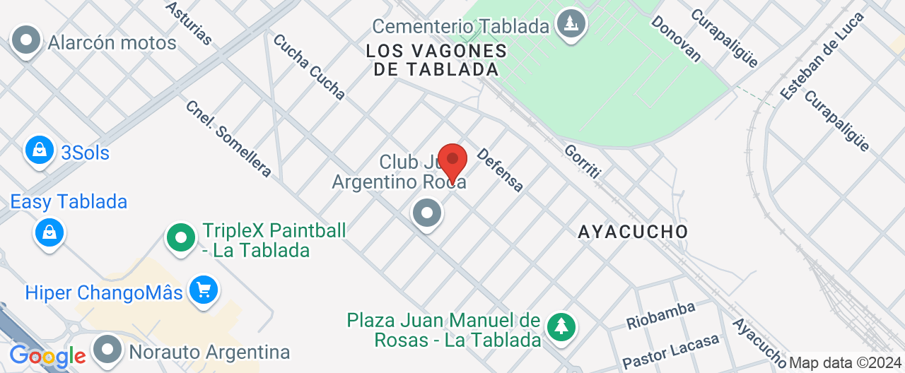 Mapa de la ubicación