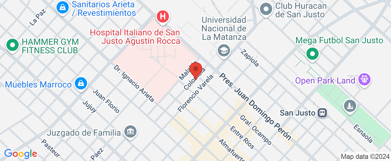 Mapa de la ubicación