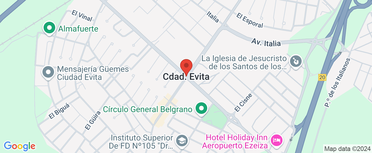 Mapa de la ubicación