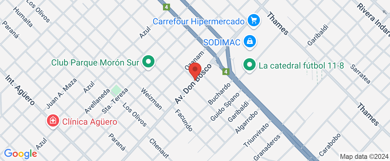 Mapa de la ubicación