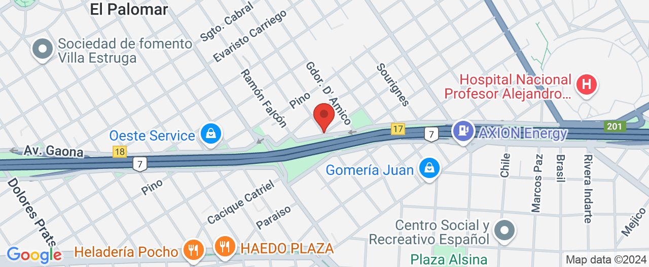 Mapa de la ubicación