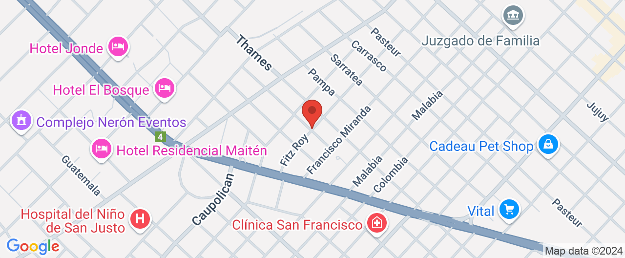 Mapa de la ubicación