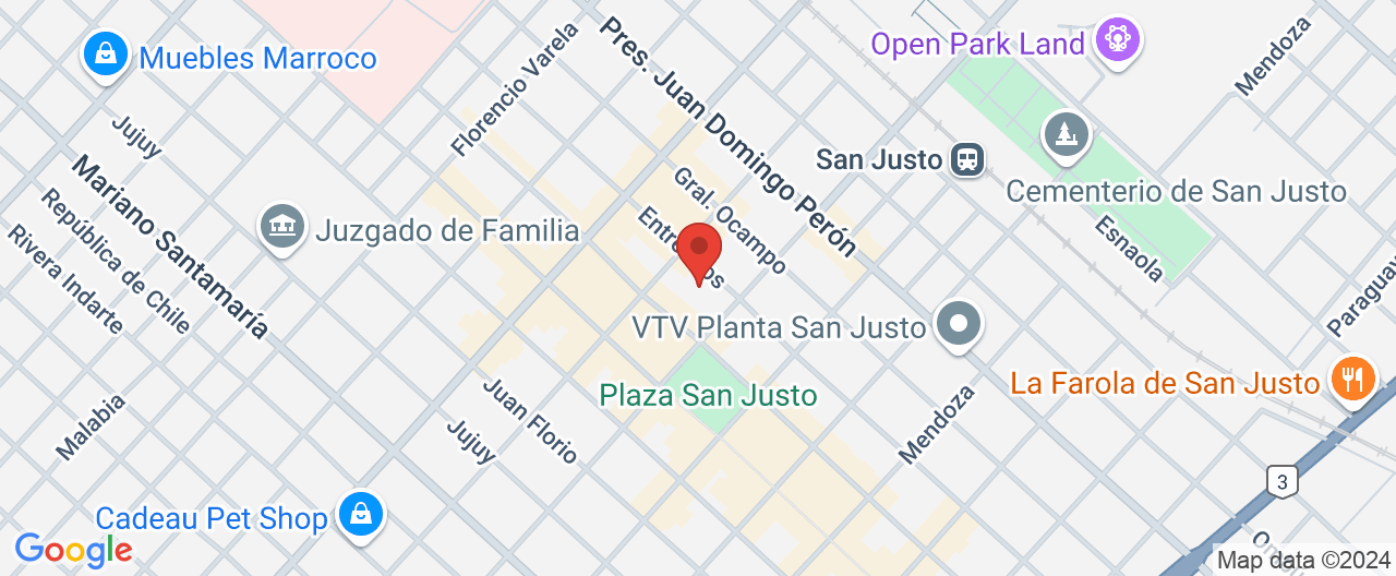 Mapa de la ubicación