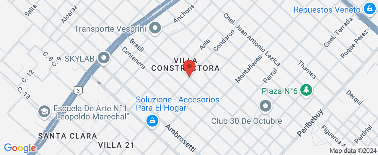 Mapa de la ubicación