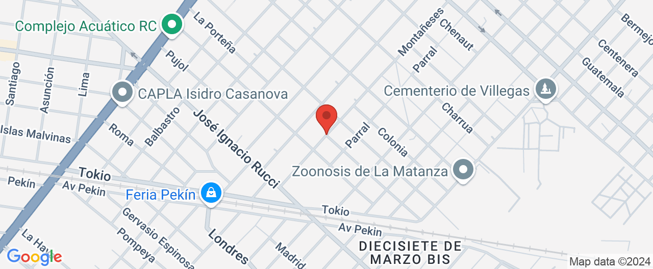 Mapa de la ubicación
