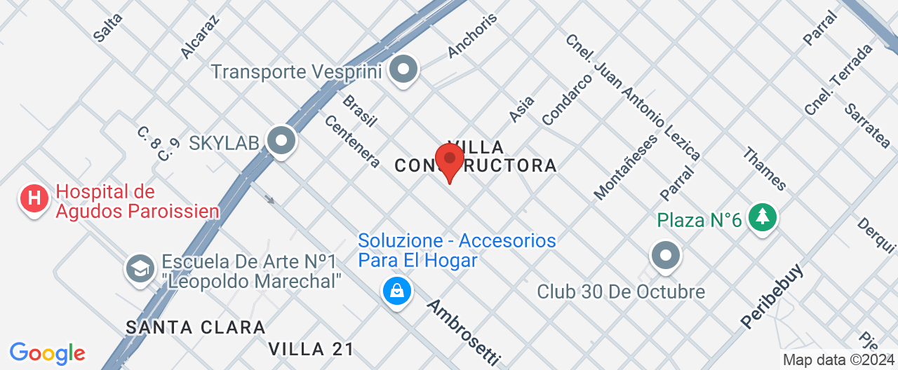 Mapa de la ubicación