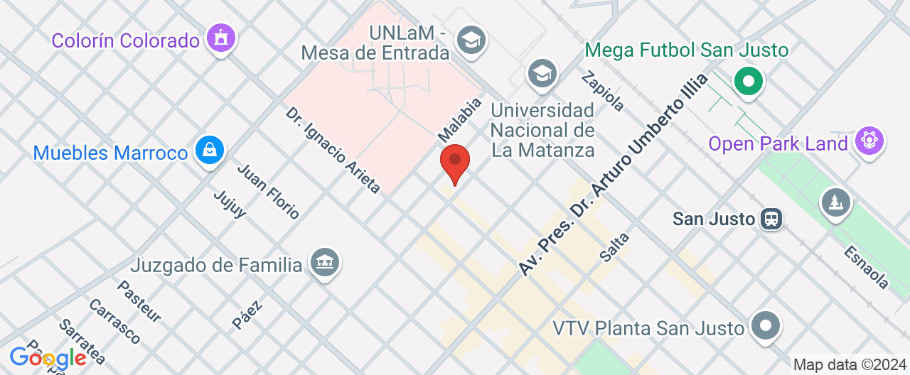 Mapa de la ubicación