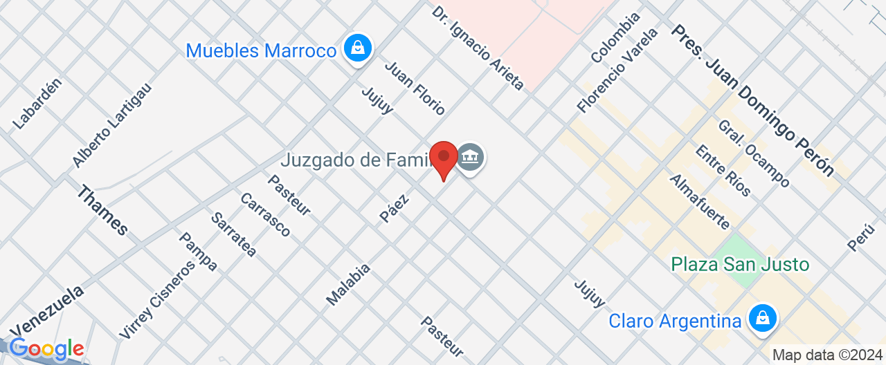 Mapa de la ubicación