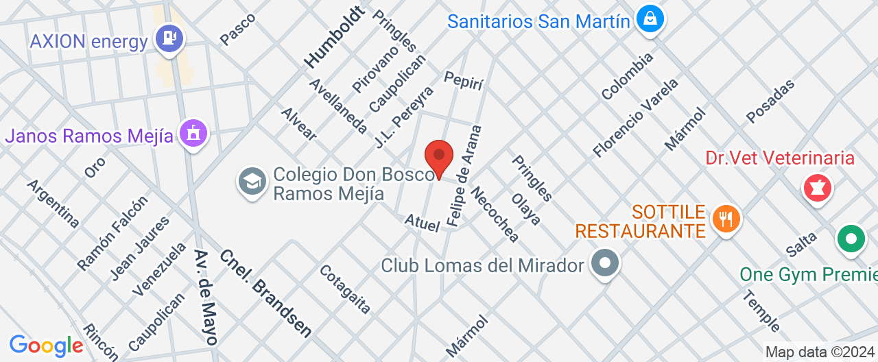 Mapa de la ubicación