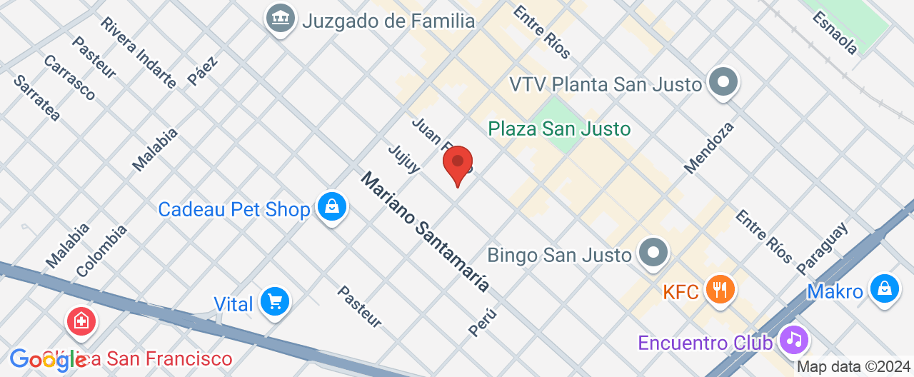 Mapa de la ubicación