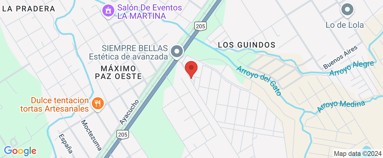 Mapa de la ubicación