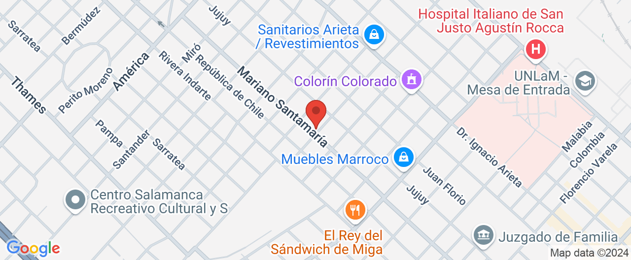 Mapa de la ubicación