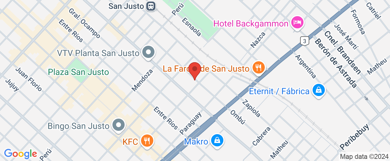 Mapa de la ubicación
