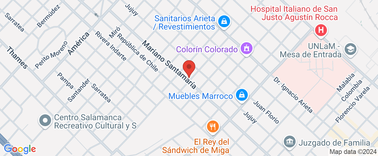 Mapa de la ubicación