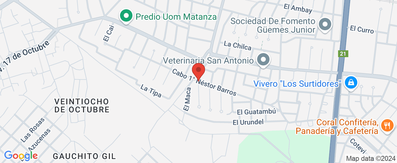 Mapa de la ubicación