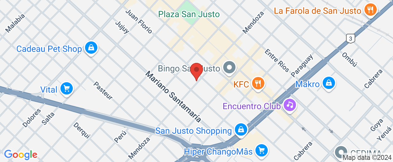 Mapa de la ubicación