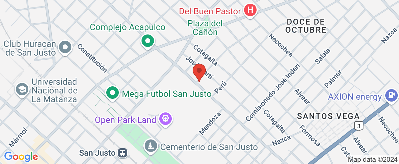 Mapa de la ubicación