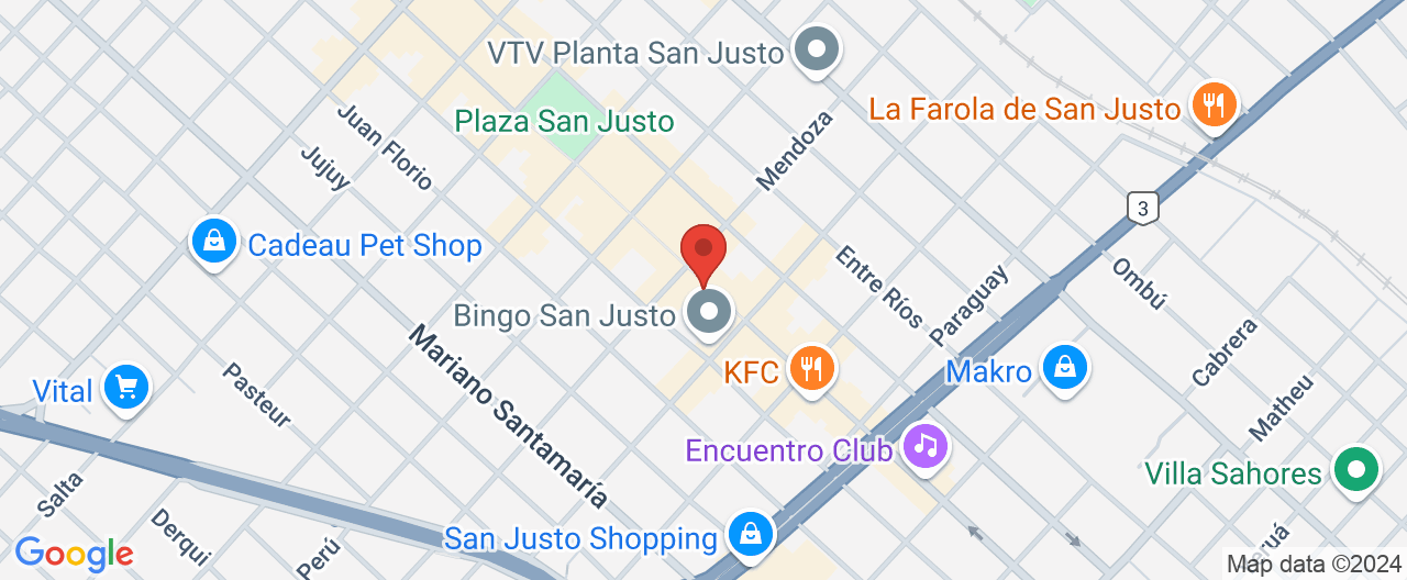 Mapa de la ubicación