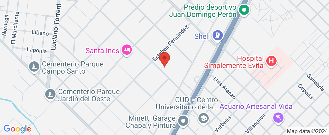 Mapa de la ubicación