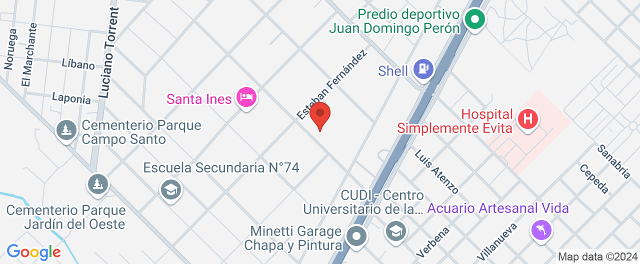 Mapa de la ubicación