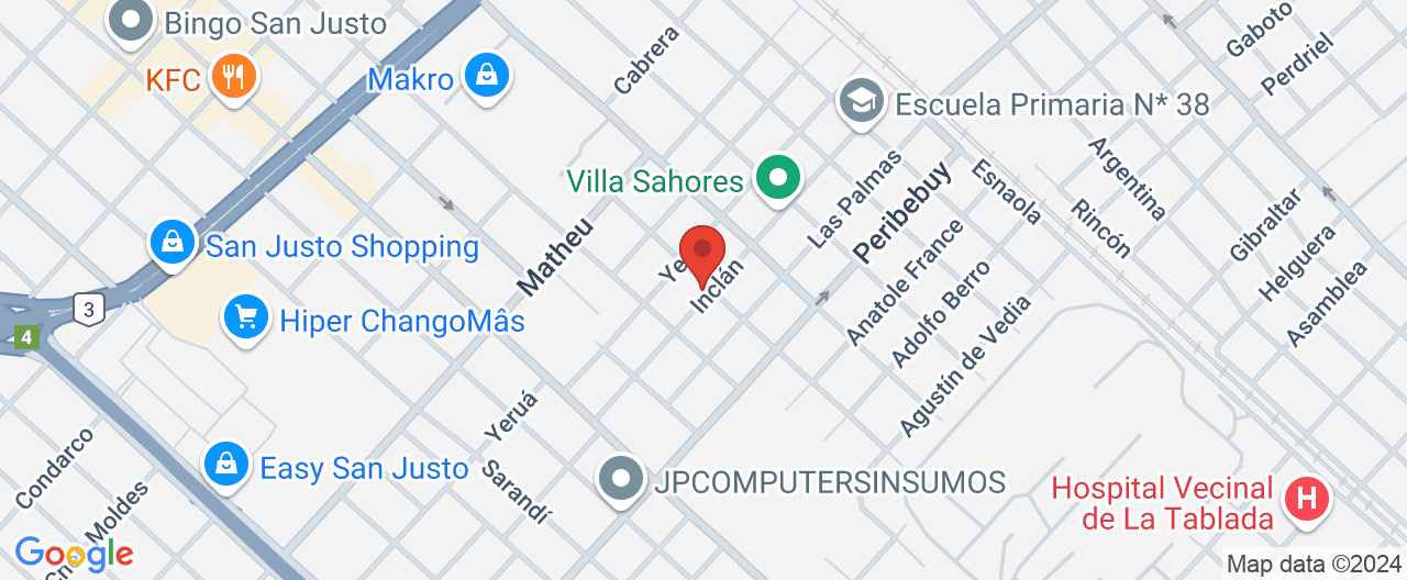 Mapa de la ubicación