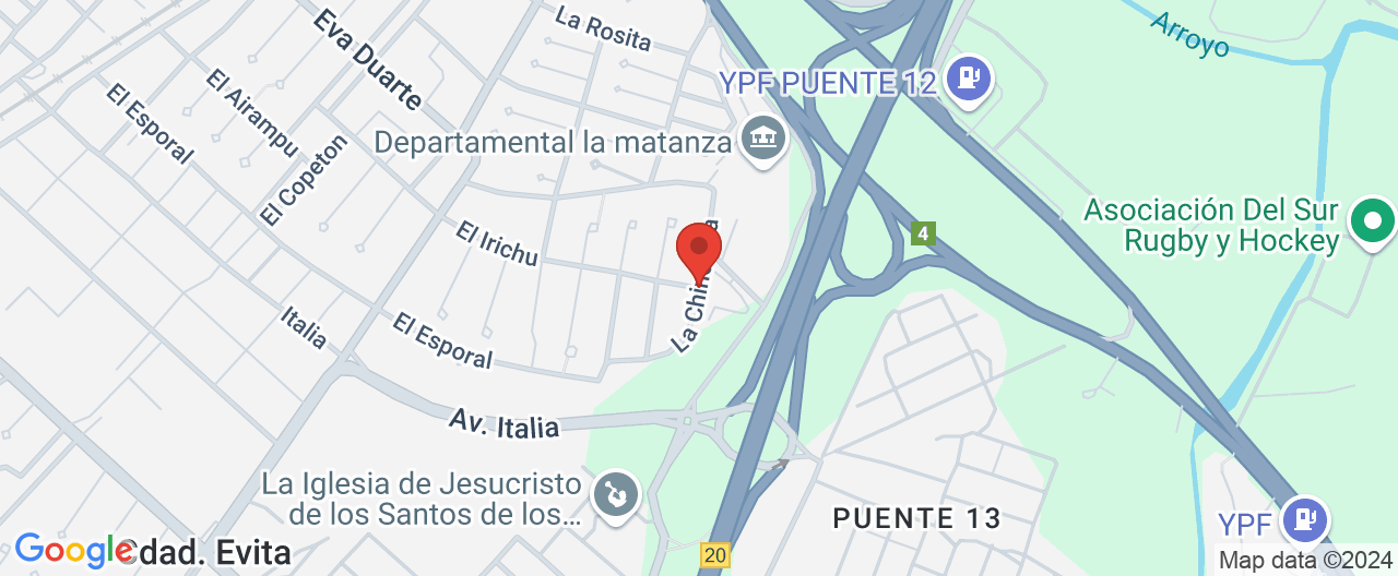 Mapa de la ubicación
