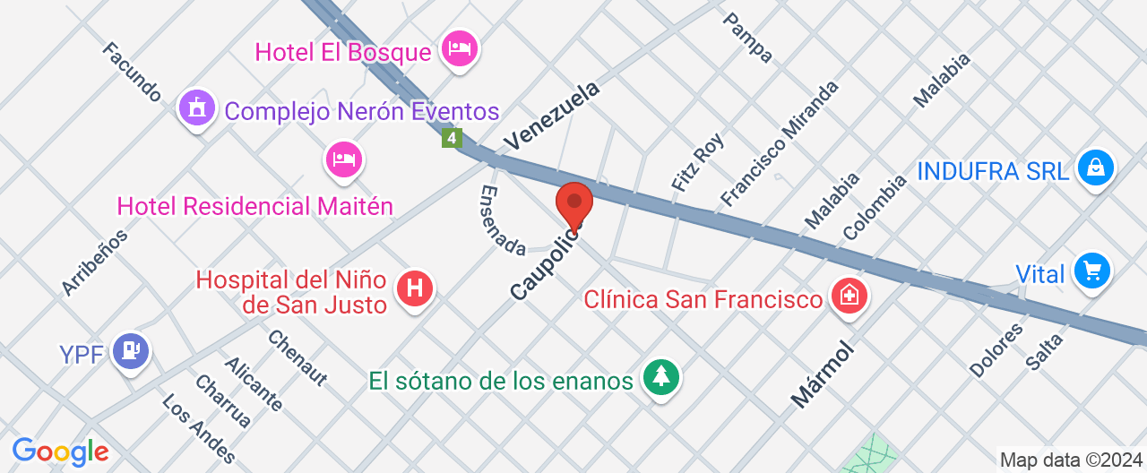 Mapa de la ubicación