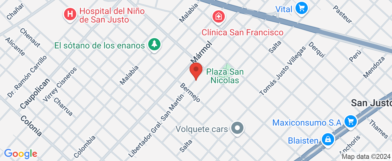Mapa de la ubicación
