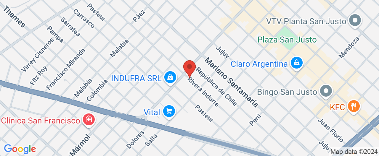 Mapa de la ubicación