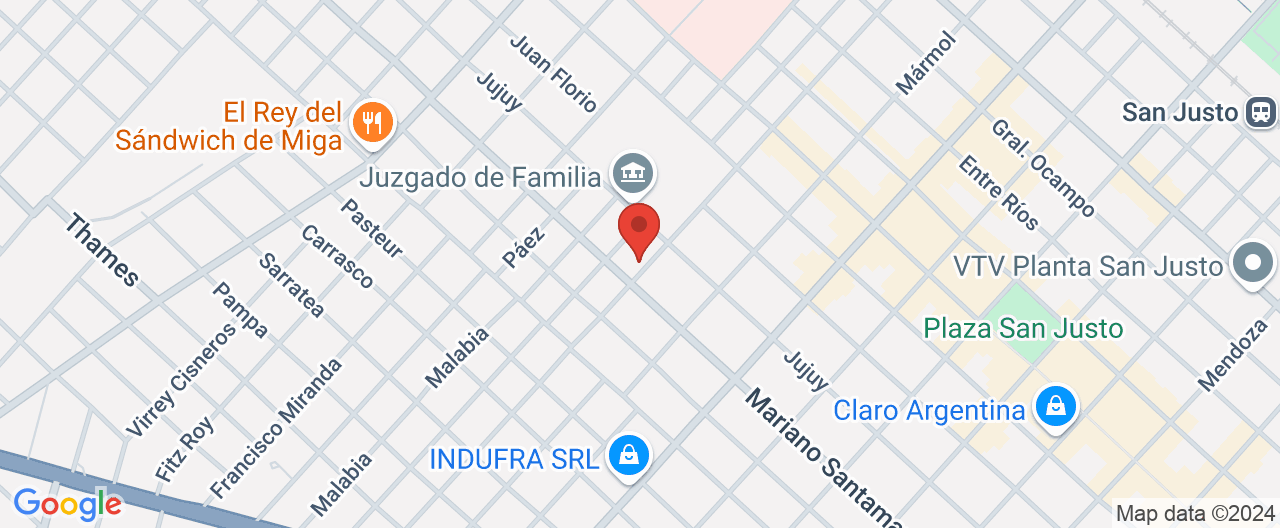 Mapa de la ubicación