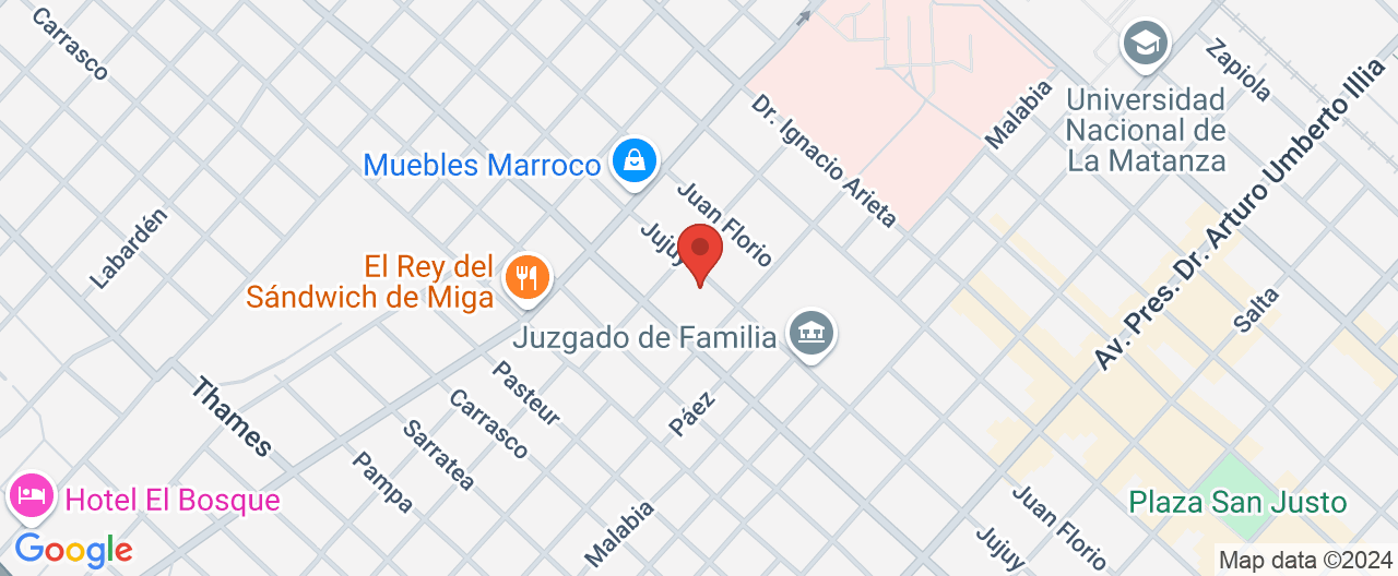 Mapa de la ubicación