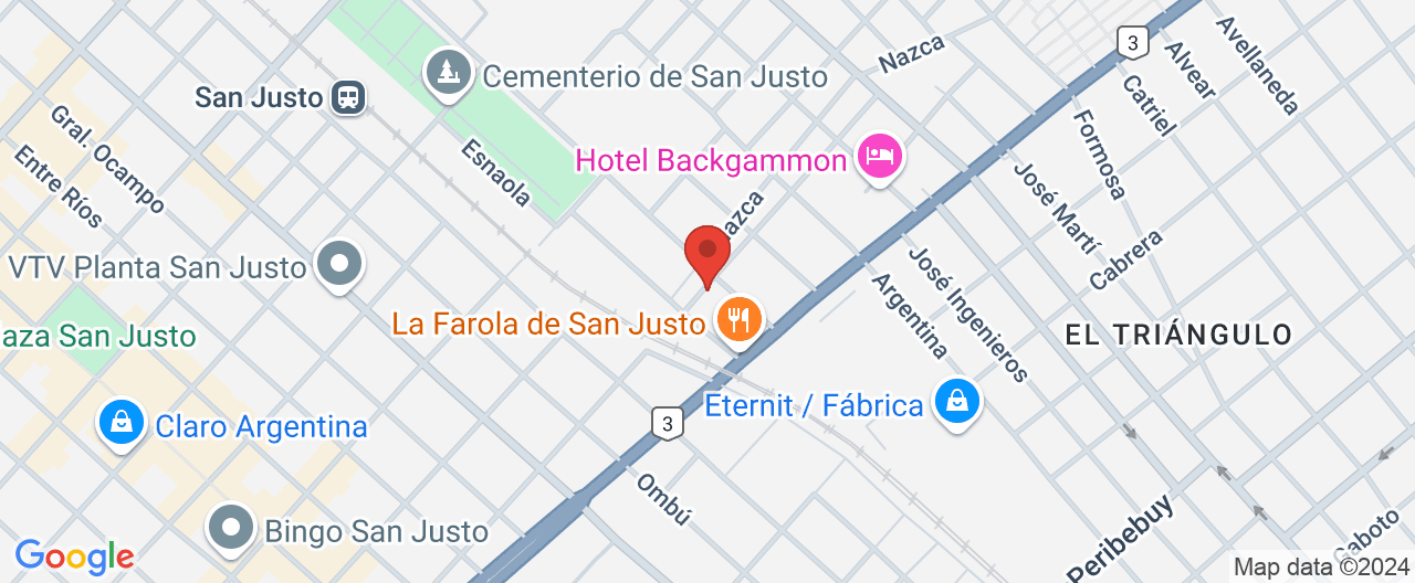 Mapa de la ubicación