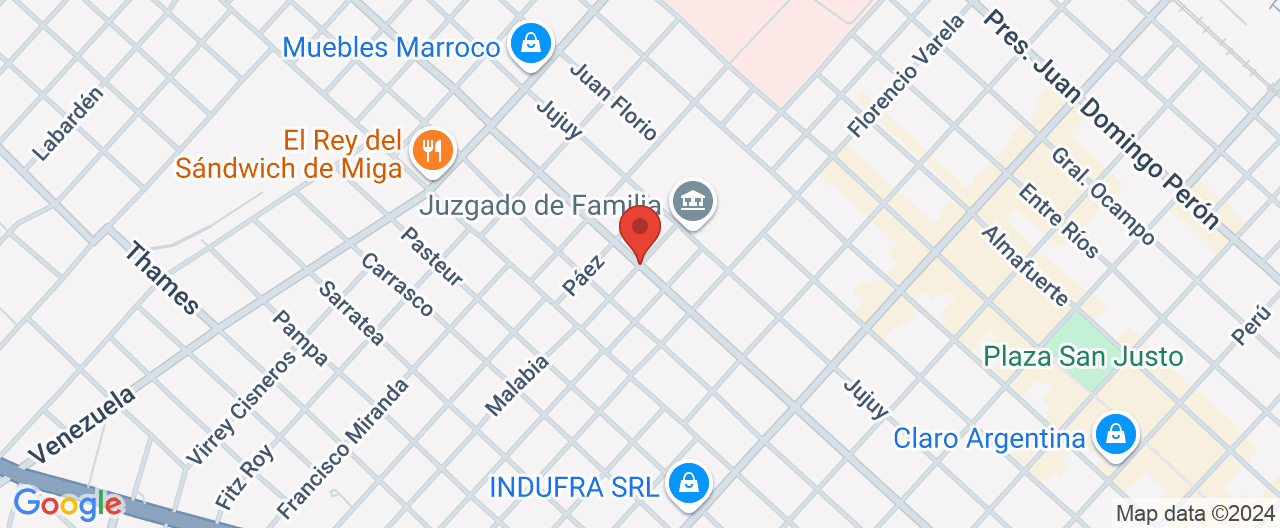 Mapa de la ubicación