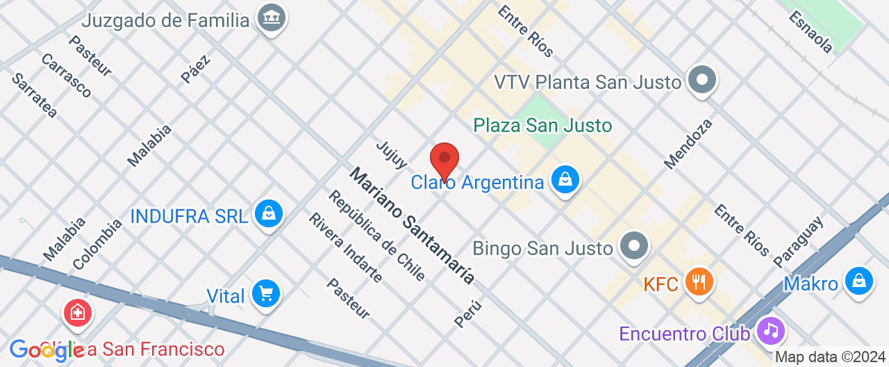 Mapa de la ubicación