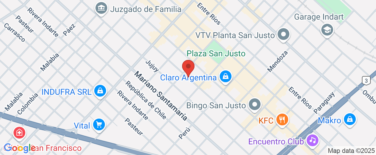 Mapa de la ubicación