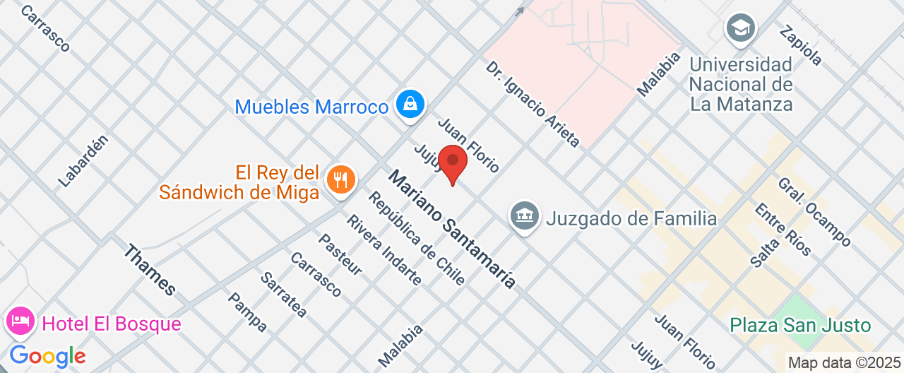 Mapa de la ubicación
