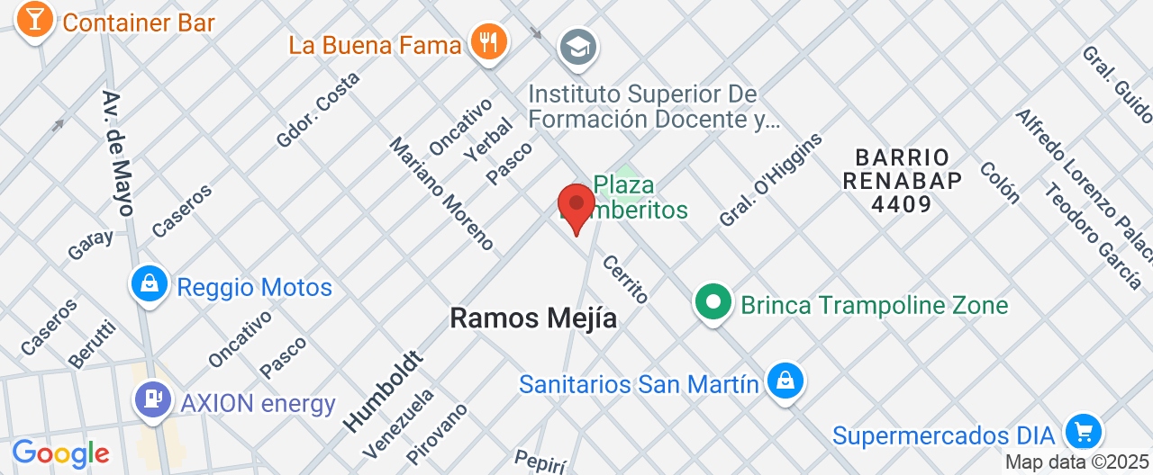 Mapa de la ubicación
