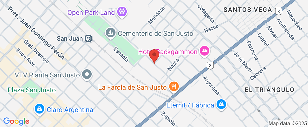 Mapa de la ubicación