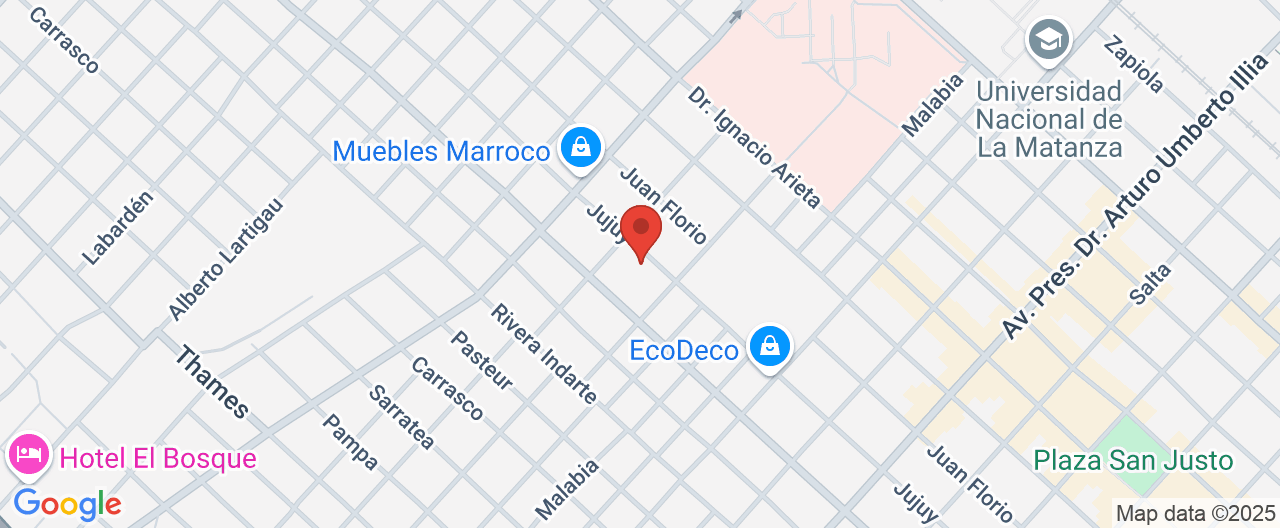 Mapa de la ubicación