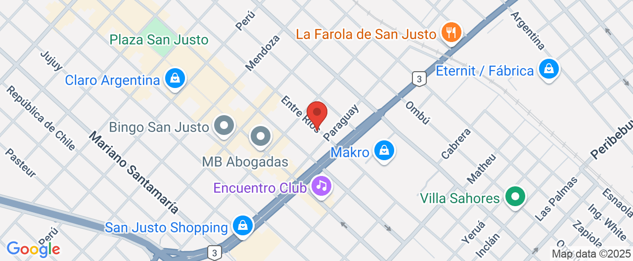 Mapa de la ubicación