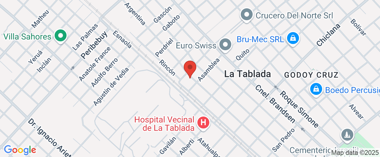 Mapa de la ubicación