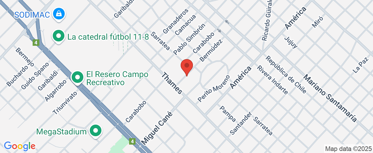 Mapa de la ubicación