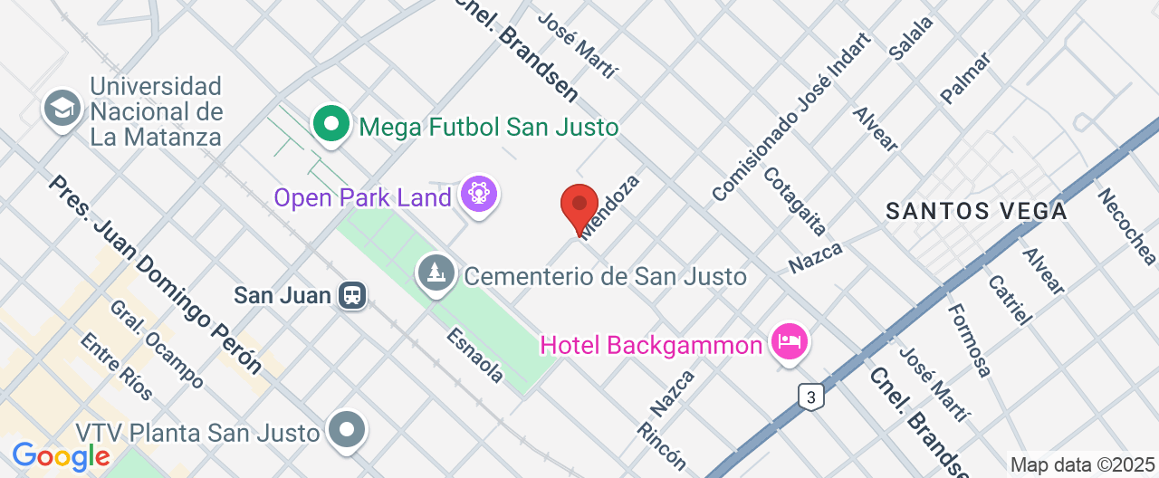 Mapa de la ubicación