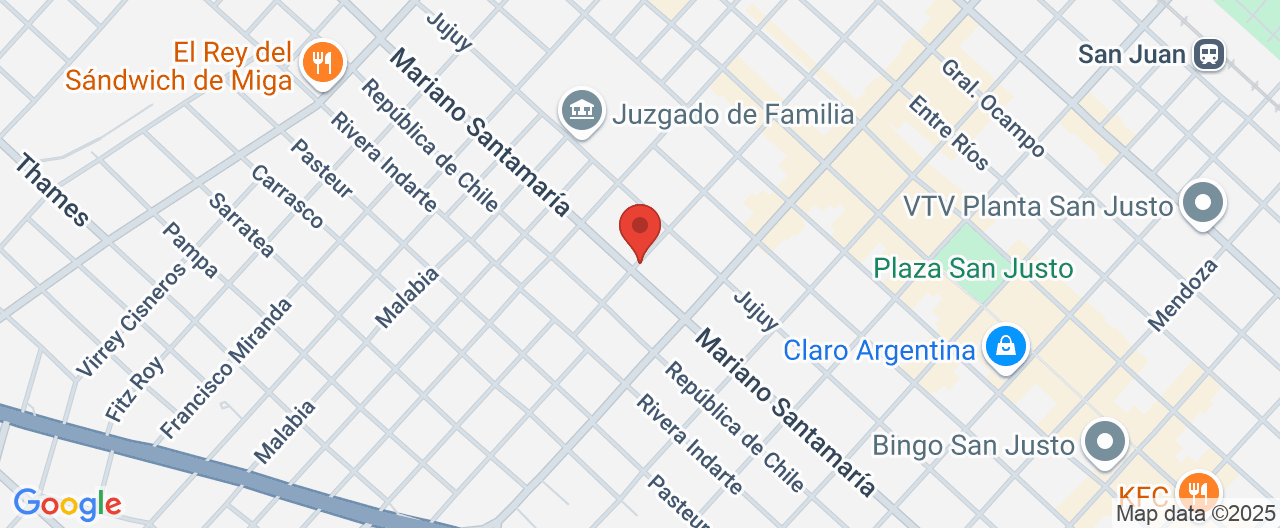 Mapa de la ubicación