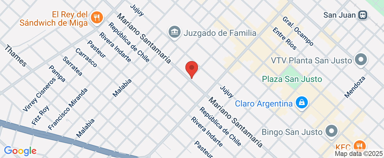 Mapa de la ubicación